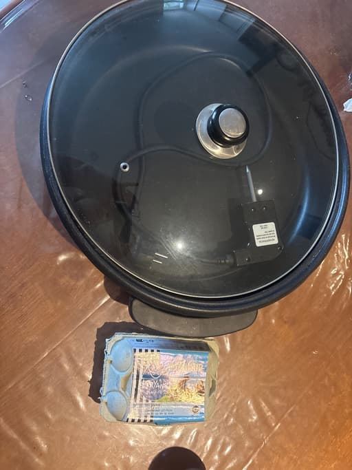 Grande sauteuse / mijoteuse électrique